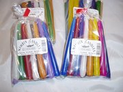 2hour T/ Taper Candles (pack of 20) multi coloured