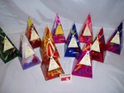 35hour Pyramid Candles 200 highx100x100