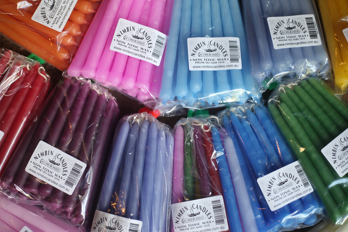 20pack 2 hour tiny tapers-block colours 