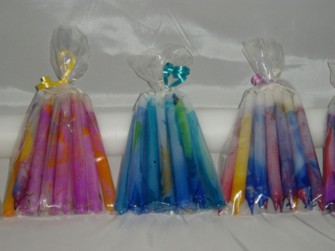 Marbled 2hour Tiny Tapers (12 packs)
